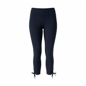 Sunday Bow Tie Cuff Cropped Workout Leggings